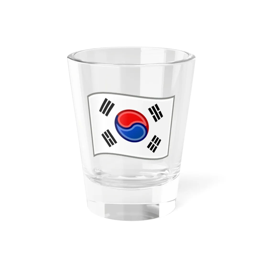 Flag-kr (Korea) Shot Glass 1.5oz 1.5oz - Go Mug Yourself