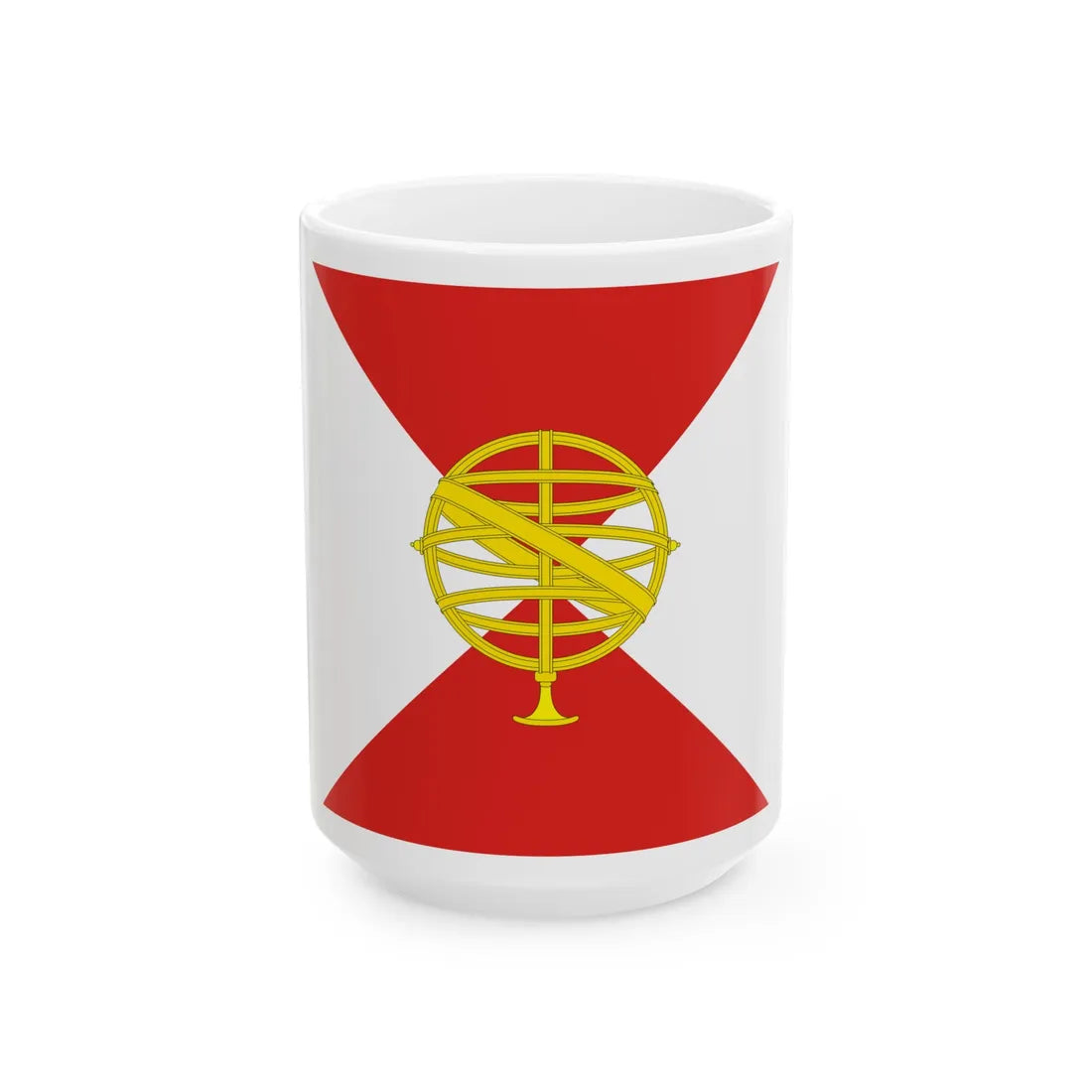 Flag Manuel I of Portugal (Portugal) White Coffee Mug 15oz - Go Mug Yourself