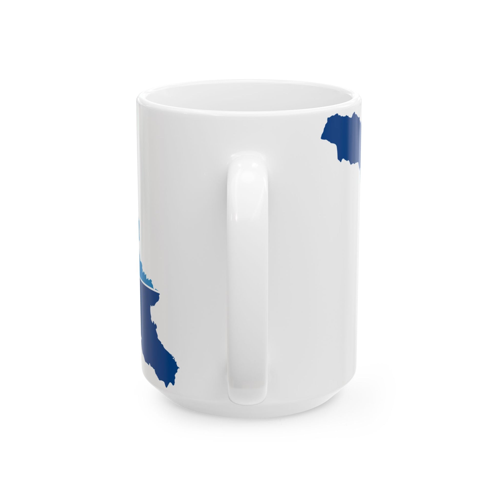 Flag map Georgia-NATO (Georgia) White Coffee Mug-Go Mug Yourself