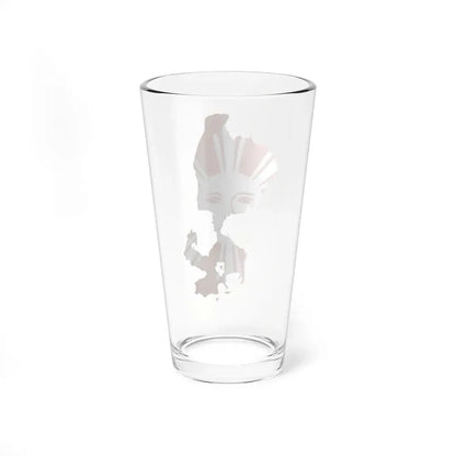Flag Map of 8 Provinces Philippines (Philippines) Pint Glass 16oz - Go Mug Yourself