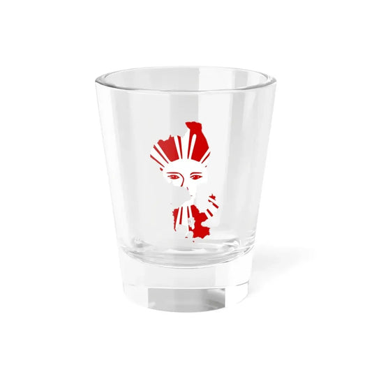 Flag Map of 8 Provinces Philippines (Philippines) Shot Glass 1.5oz 1.5oz - Go Mug Yourself
