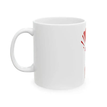 Flag Map of 8 Provinces Philippines (Philippines) White Coffee Mug - Go Mug Yourself