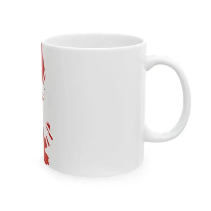 Flag Map of 8 Provinces Philippines (Philippines) White Coffee Mug - Go Mug Yourself