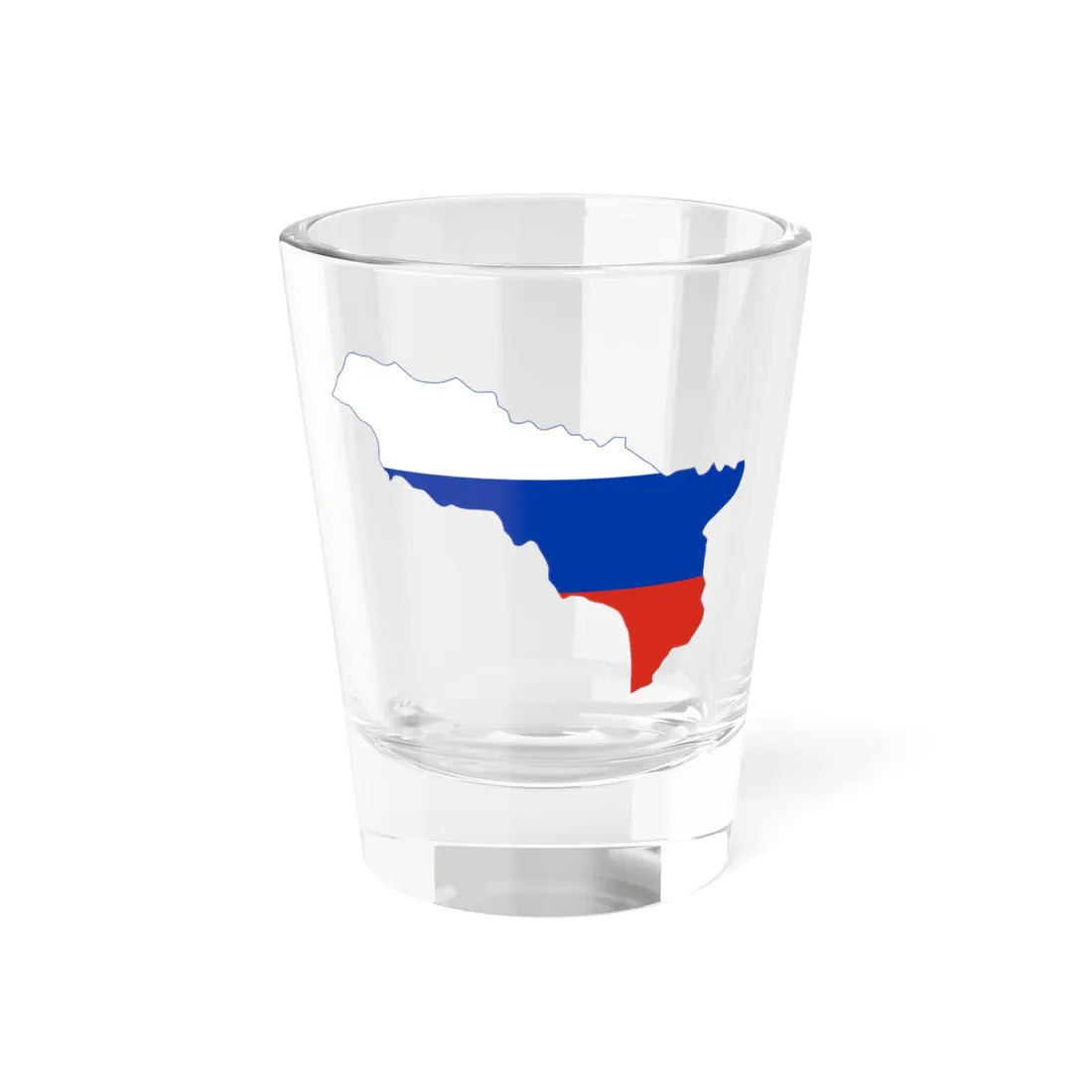 Flag-map of Abkhazia-Russia (Russia) Shot Glass 1.5oz 1.5oz - Go Mug Yourself