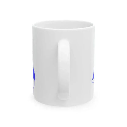 Flag map of Adjara (Georgia) White Coffee Mug - Go Mug Yourself