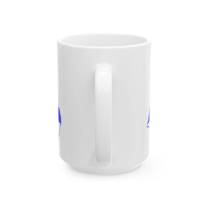 Flag map of Adjara (Georgia) White Coffee Mug-Go Mug Yourself