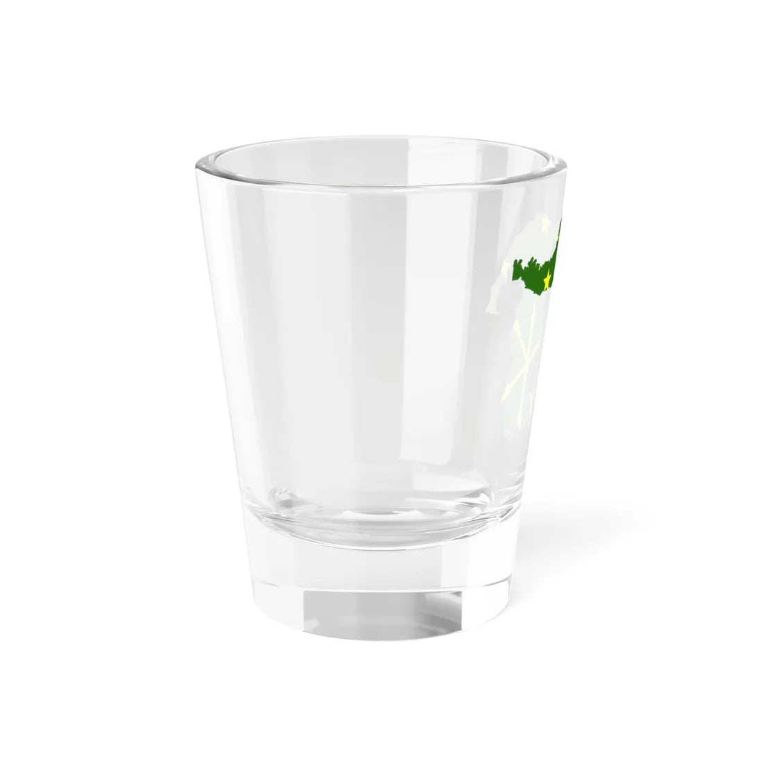 Flag-map of Adygea (Russia) Shot Glass 1.5oz - Go Mug Yourself