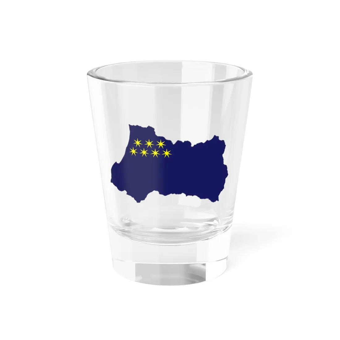 Flag-map of Ajara 2000-2004 (Georgia) Shot Glass 1.5oz 1.5oz - Go Mug Yourself