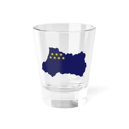 Flag-map of Ajara 2000-2004 (Georgia) Shot Glass 1.5oz 1.5oz - Go Mug Yourself