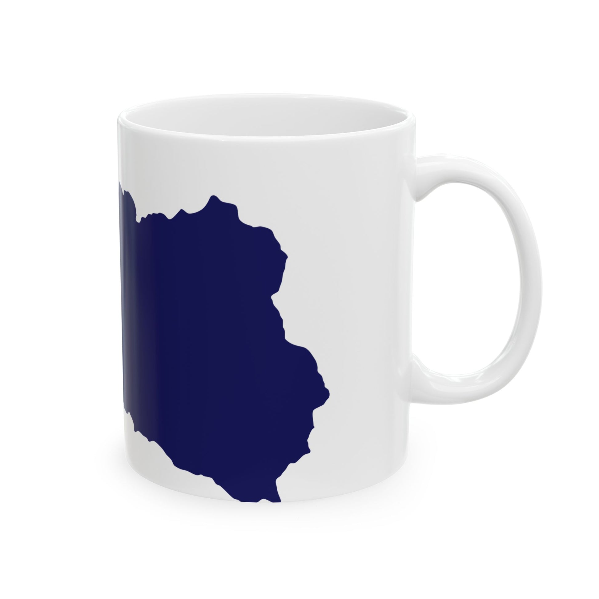 Flag-map of Ajara 2000-2004 (Georgia) White Coffee Mug-Go Mug Yourself