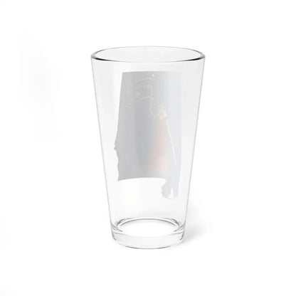 Flag-map of Alabama 1861 (United States) Pint Glass 16oz - Go Mug Yourself