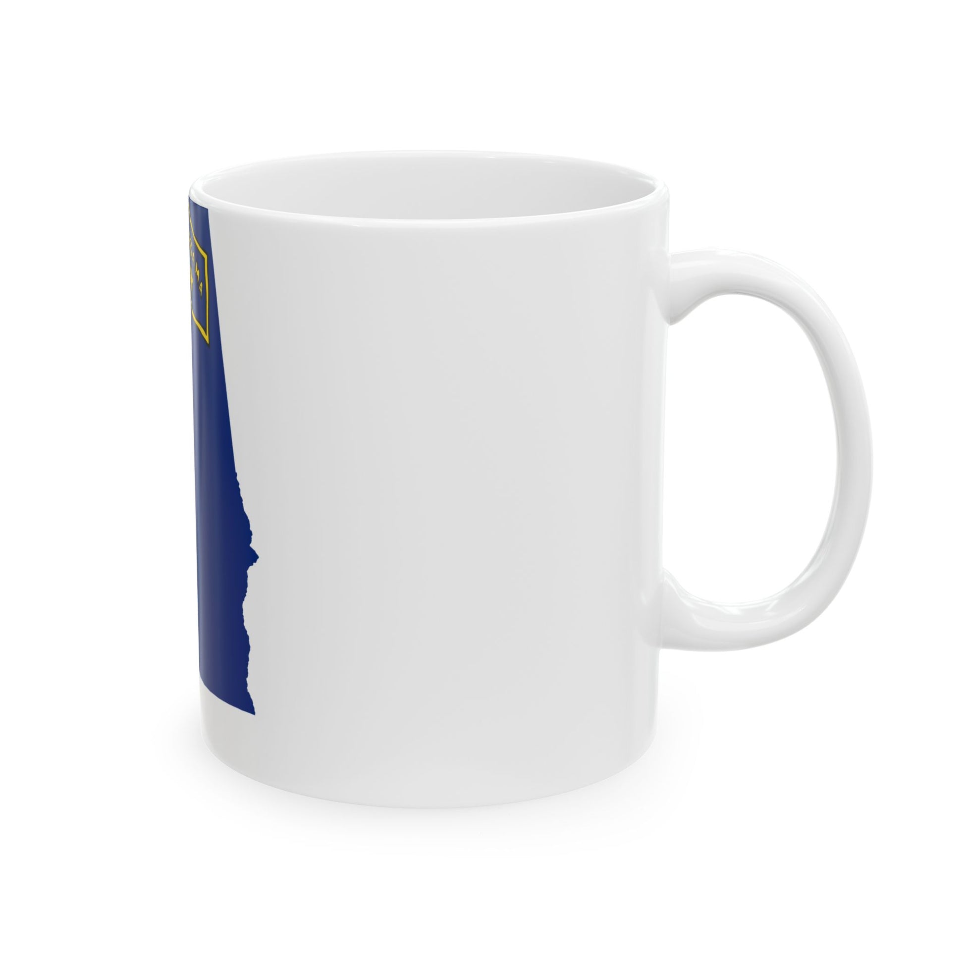 Flag-map of Alabama 1861 (United States) White Coffee Mug-Go Mug Yourself