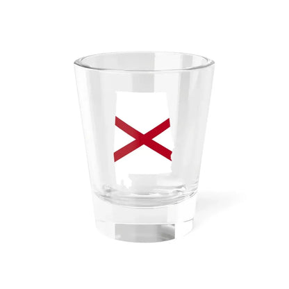 Flag-map of Alabama without stroke (United States) Shot Glass 1.5oz 1.5oz - Go Mug Yourself