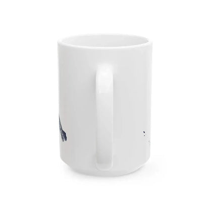 Flag map of Alaska (United States) White Coffee Mug - Go Mug Yourself