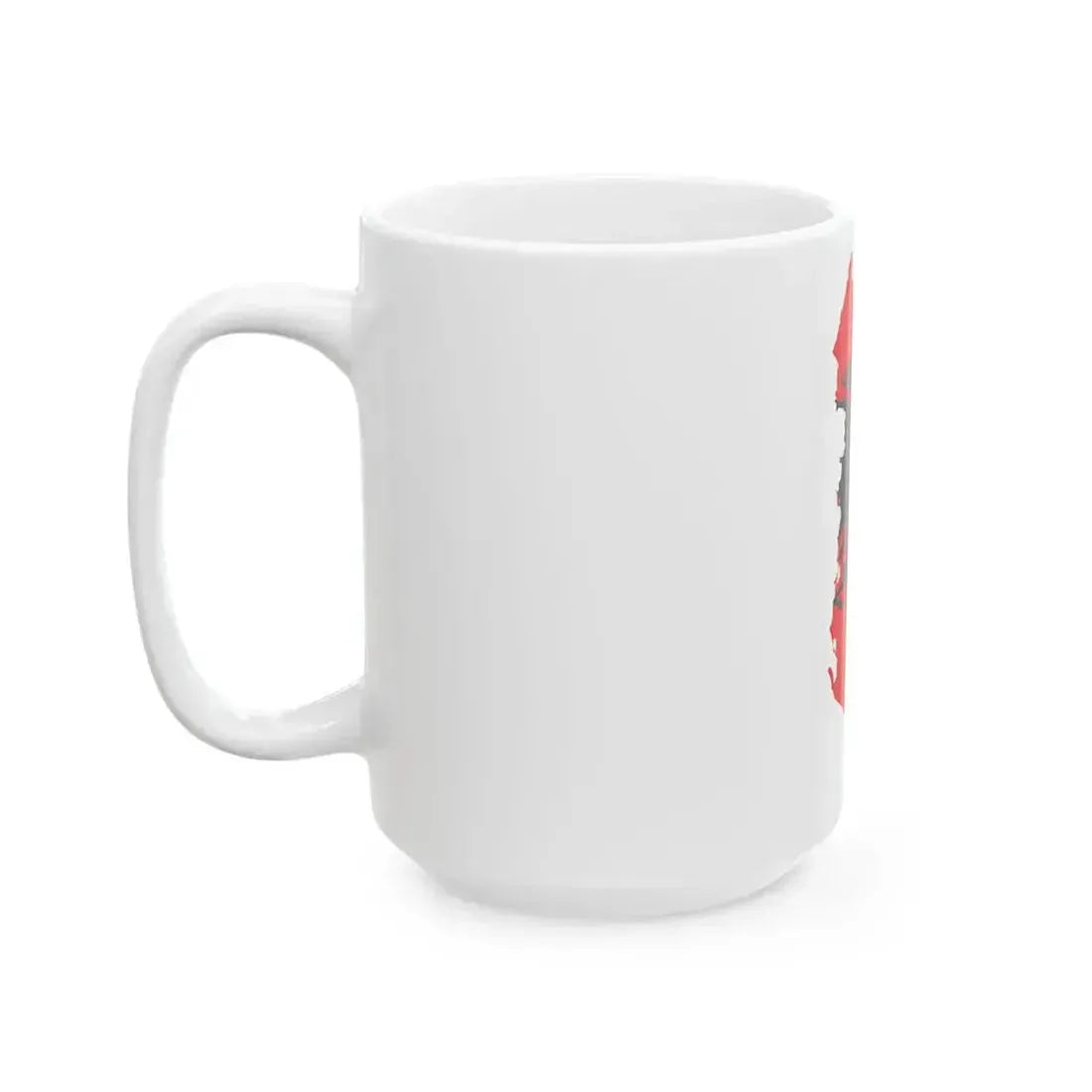 Flag map of Albania 1992-2002 (Albania) White Coffee Mug - Go Mug Yourself