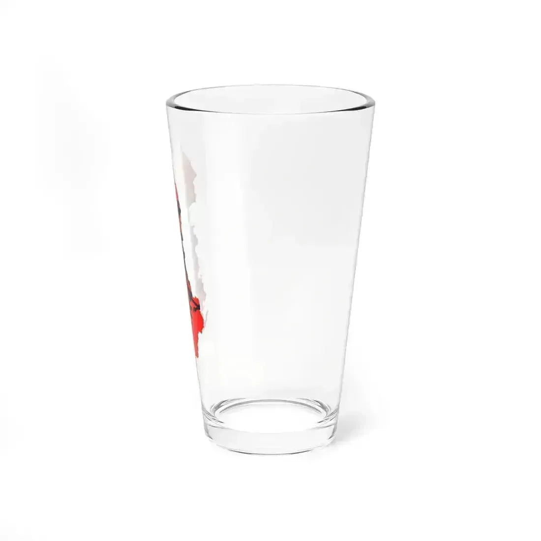 Flag map of Albania (Albania) Pint Glass 16oz - Go Mug Yourself