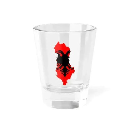 Flag map of Albania (Albania) Shot Glass 1.5oz 1.5oz - Go Mug Yourself