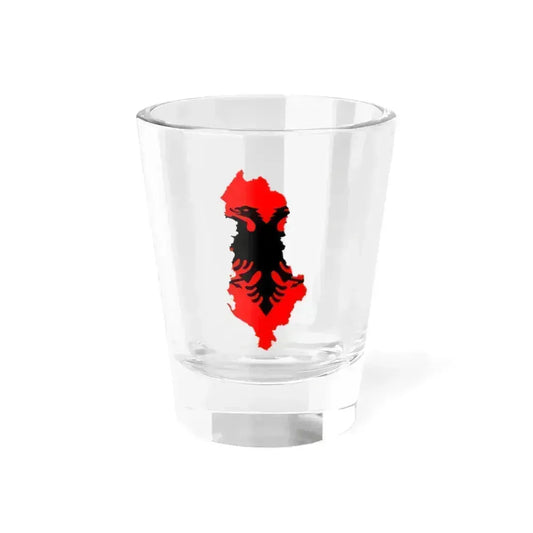 Flag map of Albania (Albania) Shot Glass 1.5oz 1.5oz - Go Mug Yourself