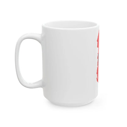 Flag-map of Albania (Albania) White Coffee Mug - Go Mug Yourself