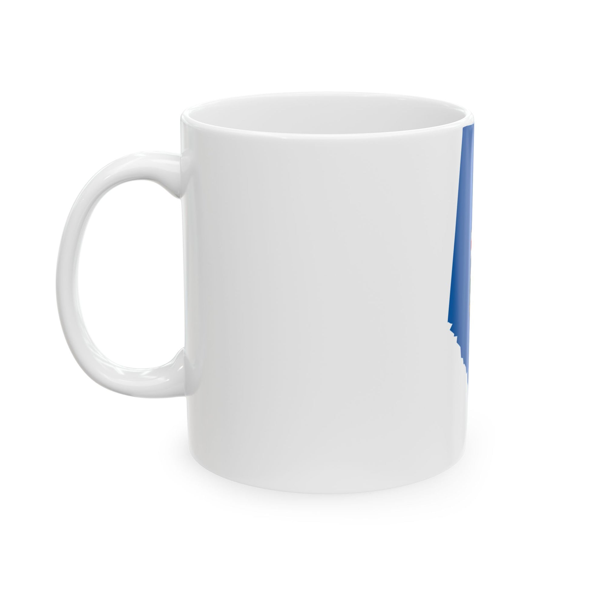 Flag-map of Alberta (Canada) White Coffee Mug-Go Mug Yourself