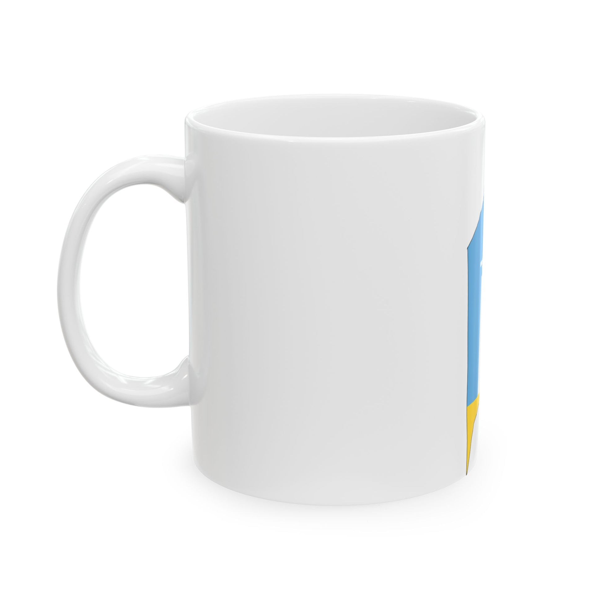 Flag map of Alexandria (Egypt) White Coffee Mug-Go Mug Yourself