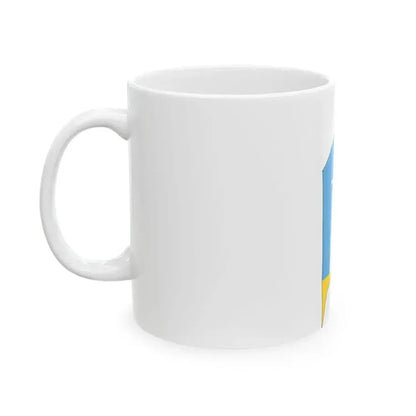 Flag map of Alexandria (Egypt) White Coffee Mug - Go Mug Yourself