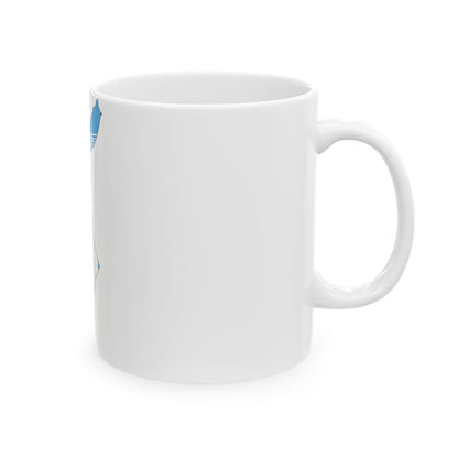 Flag map of Alexandria (Egypt) White Coffee Mug-Go Mug Yourself