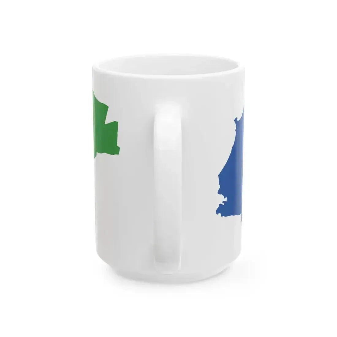 Flag map of Algiers (Algeria) White Coffee Mug - Go Mug Yourself