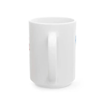 Flag map of Altai Krai (Russia) White Coffee Mug - Go Mug Yourself