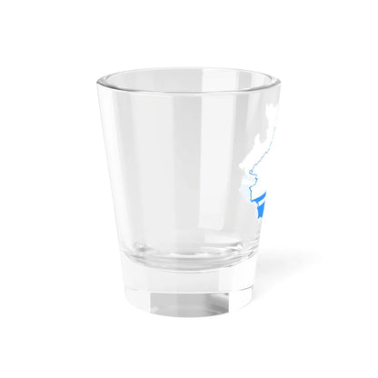 Flag-map of Altai Republic (Russia) Shot Glass 1.5oz - Go Mug Yourself