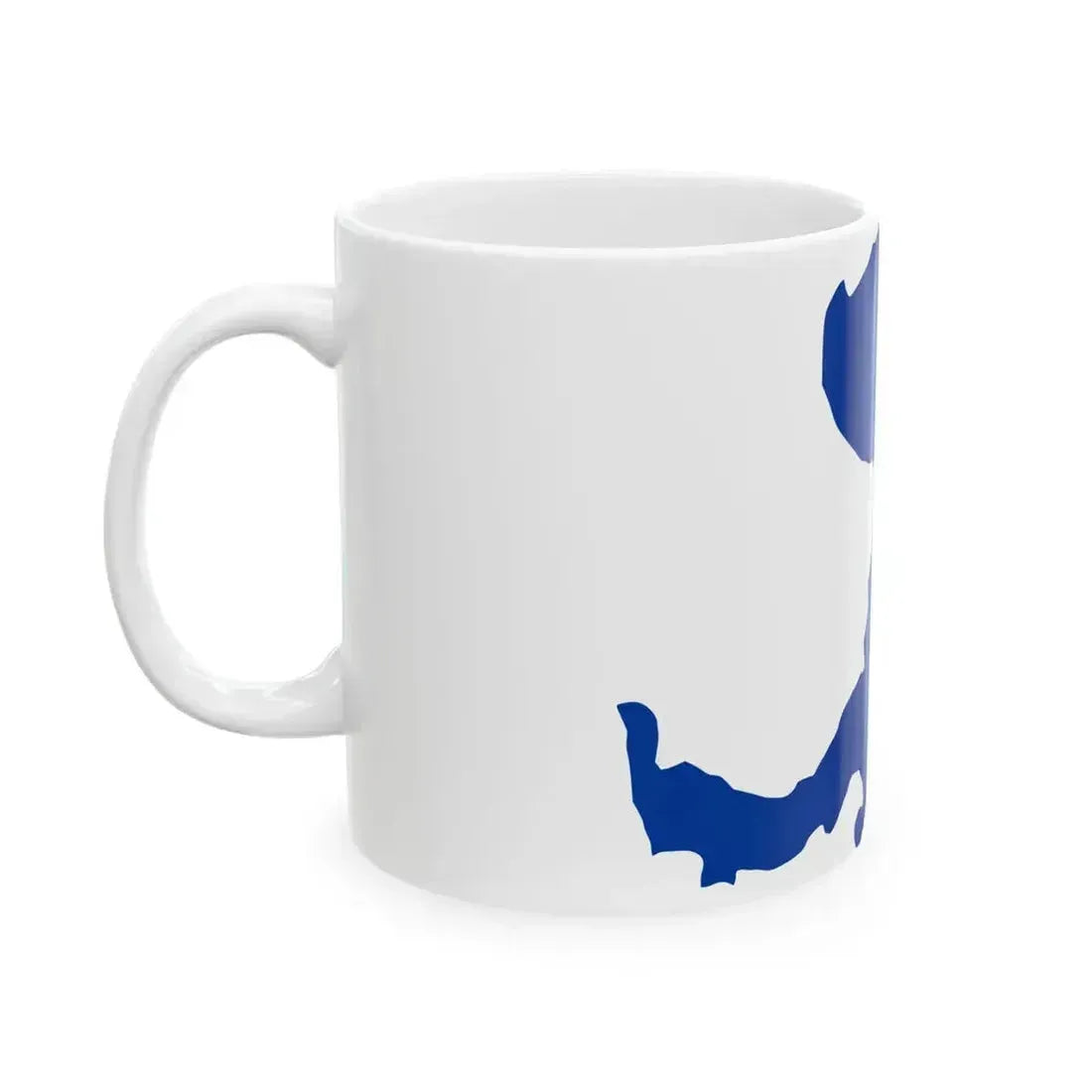 Flag map of Amalfi (Italy) White Coffee Mug - Go Mug Yourself