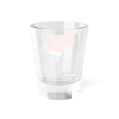 Flag-map of Amur Oblast (Russia) Shot Glass 1.5oz - Go Mug Yourself
