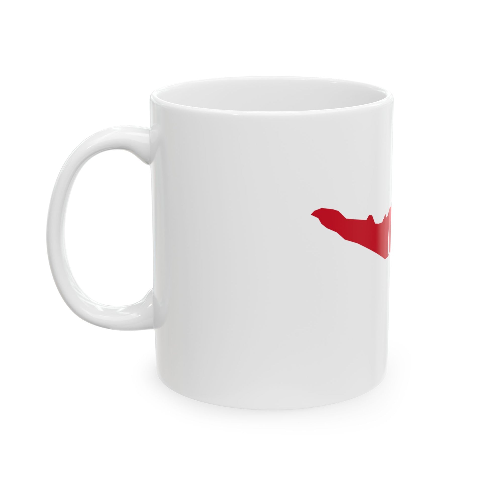 Flag map of Anjouan (Comoros) White Coffee Mug-Go Mug Yourself