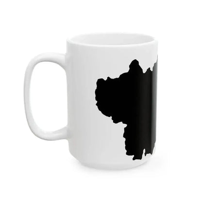 Flag map of Aosta Valley (Italy) White Coffee Mug - Go Mug Yourself