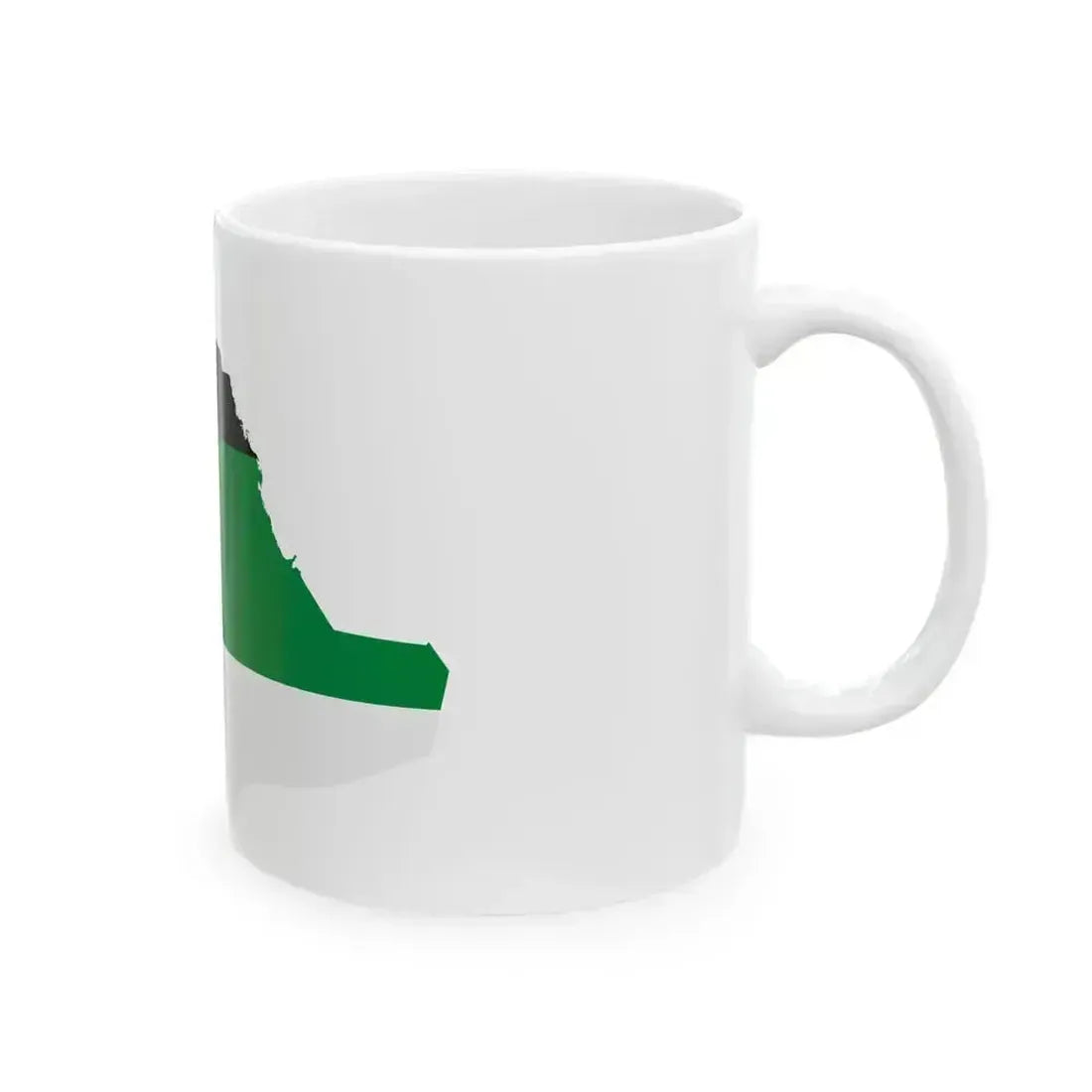 Flag map of Arabia (Saudi Arabia) White Coffee Mug - Go Mug Yourself