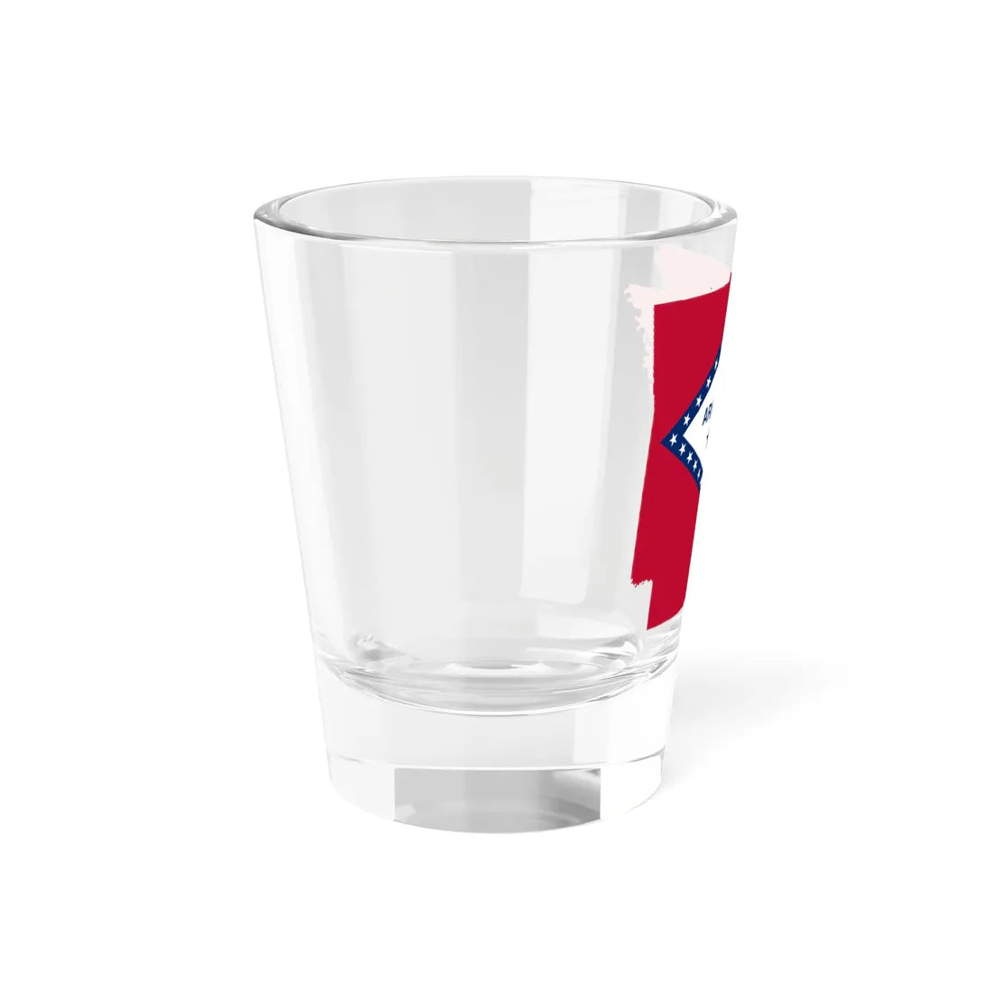 Flag-map of Arkansas (United States) Shot Glass 1.5oz - Go Mug Yourself
