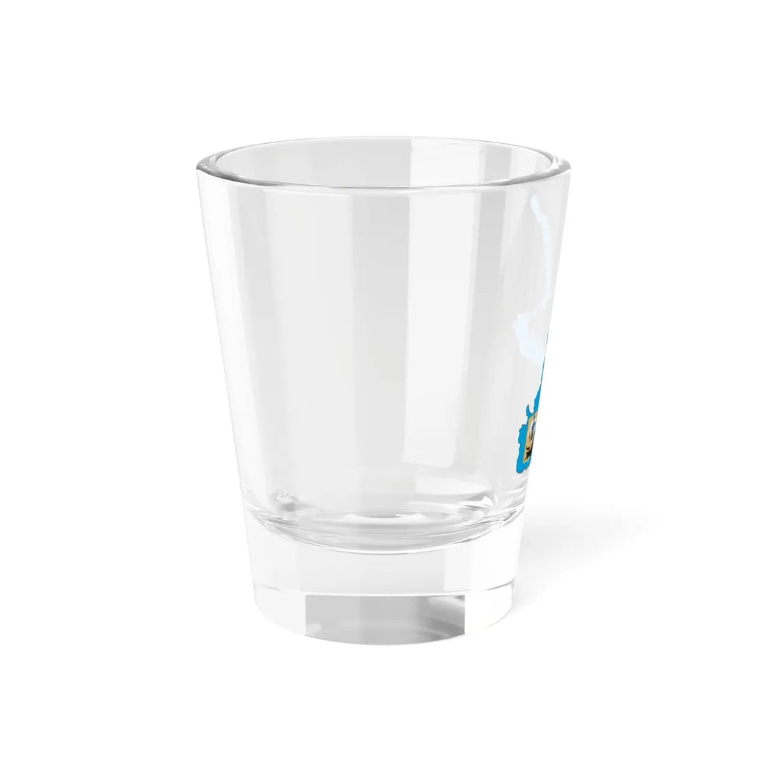 Flag-map of Arkhangelsk Oblast (Russia) Shot Glass 1.5oz - Go Mug Yourself