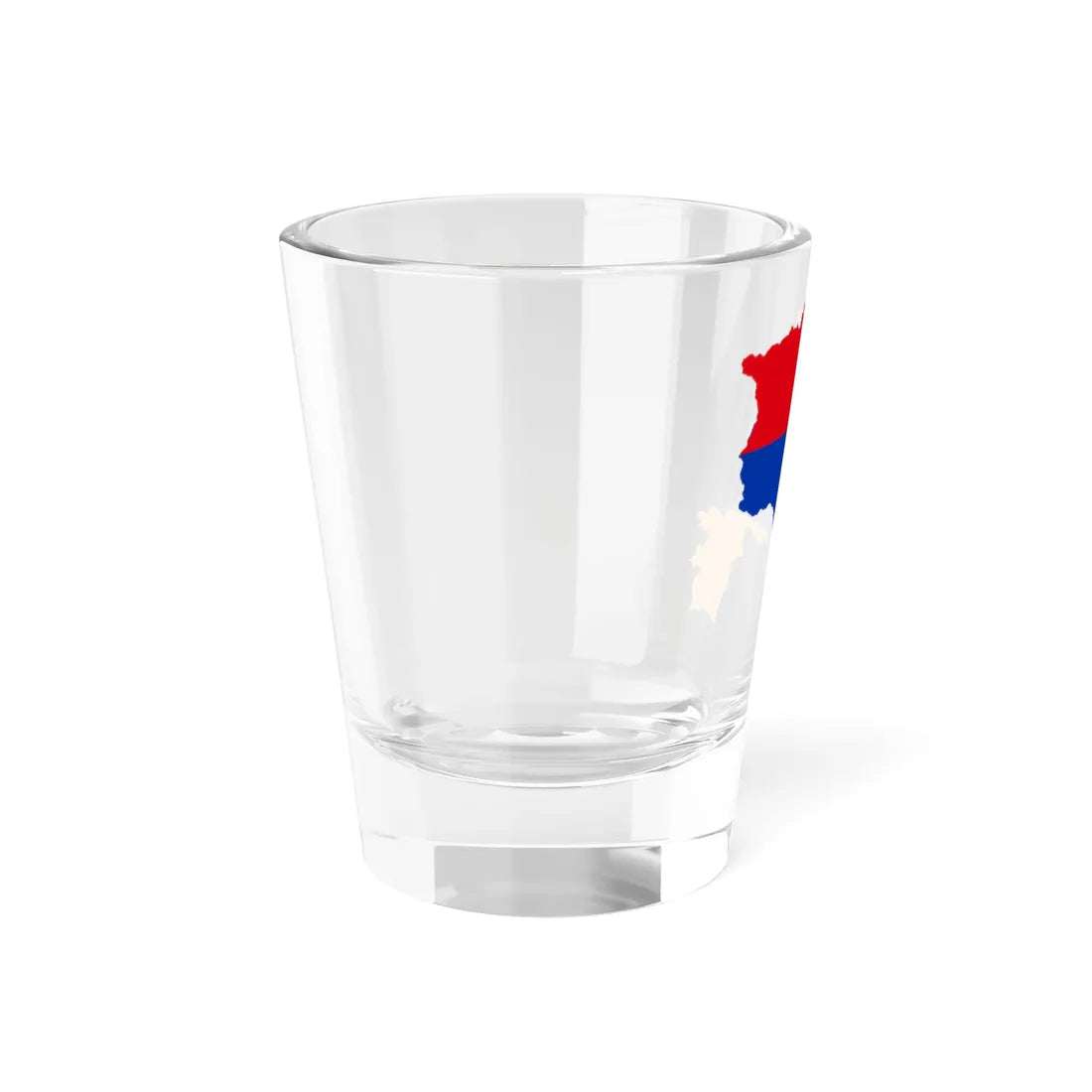 Flag-map of Armenia precise boundaries (Armenia) Shot Glass 1.5oz - Go Mug Yourself
