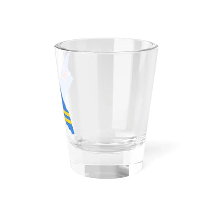 Flag-map of Aruba (Netherlands) Shot Glass 1.5oz - Go Mug Yourself