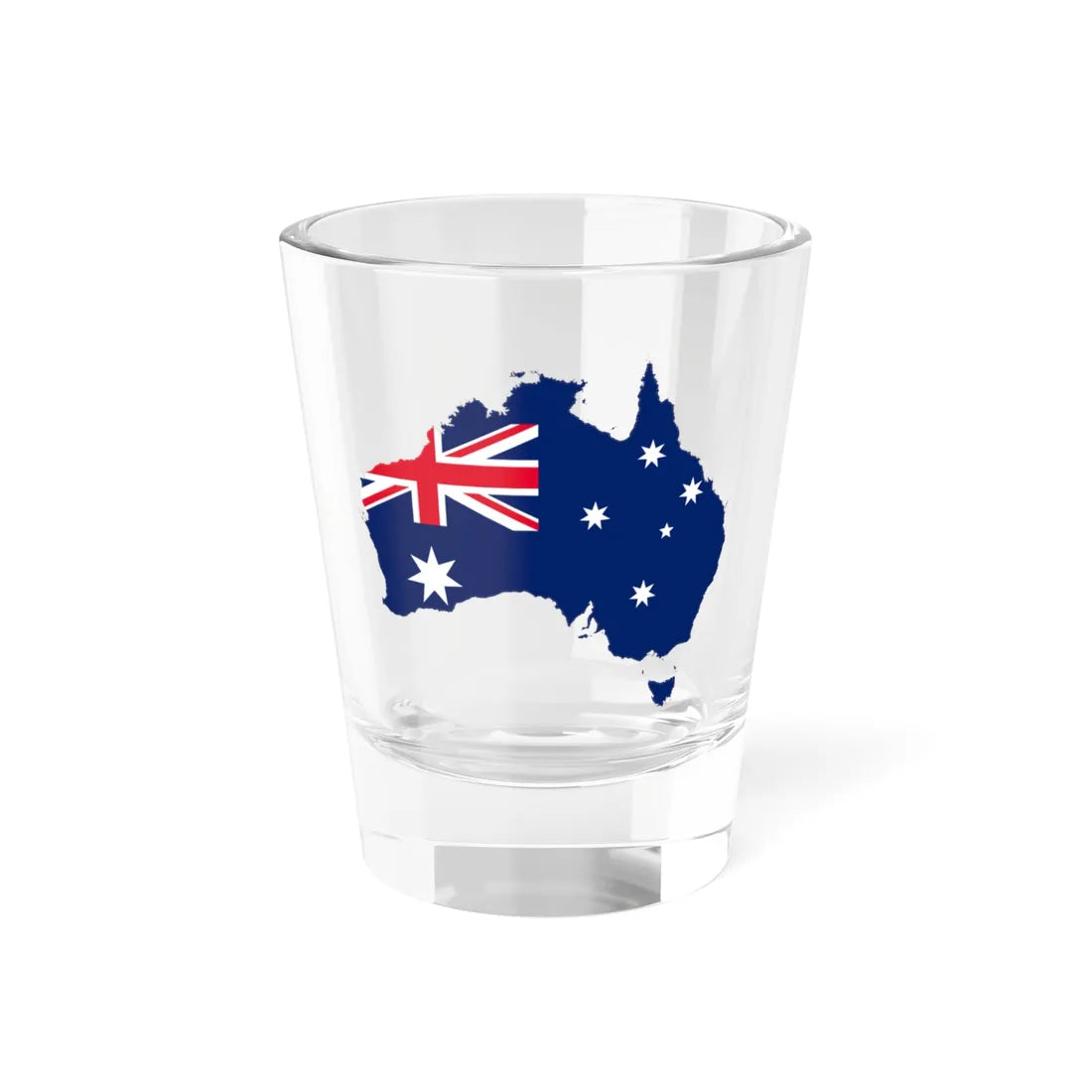Flag-map of Australia (Australia) Shot Glass 1.5oz 1.5oz - Go Mug Yourself