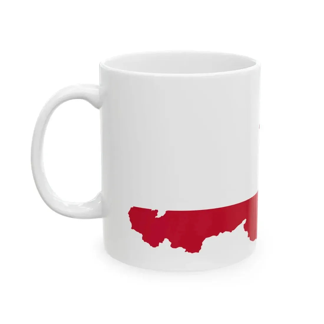 Flag-map of Austria (Austria) White Coffee Mug - Go Mug Yourself