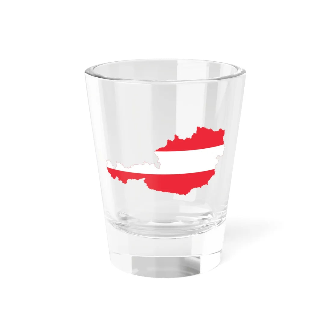 Flag-map of Austria2 (Austria) Shot Glass 1.5oz 1.5oz - Go Mug Yourself