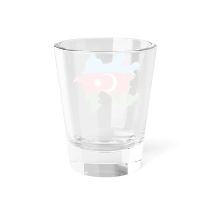 Flag-map of Azerbaijan (Azerbaijan) Shot Glass 1.5oz - Go Mug Yourself