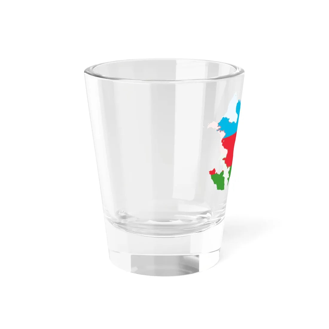 Flag-map of Azerbaijan (Azerbaijan) Shot Glass 1.5oz - Go Mug Yourself