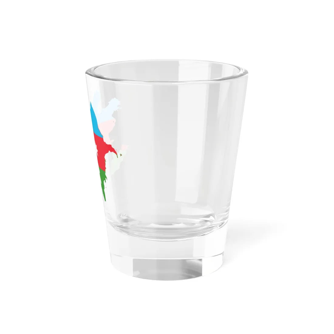 Flag-map of Azerbaijan (Azerbaijan) Shot Glass 1.5oz - Go Mug Yourself