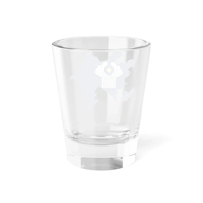 Flag-map of Azerbaijan CIS (Azerbaijan) Shot Glass 1.5oz - Go Mug Yourself