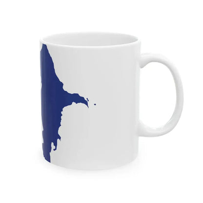 Flag-map of Azerbaijan CIS (Azerbaijan) White Coffee Mug - Go Mug Yourself