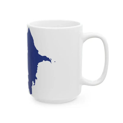 Flag-map of Azerbaijan CIS (Azerbaijan) White Coffee Mug - Go Mug Yourself