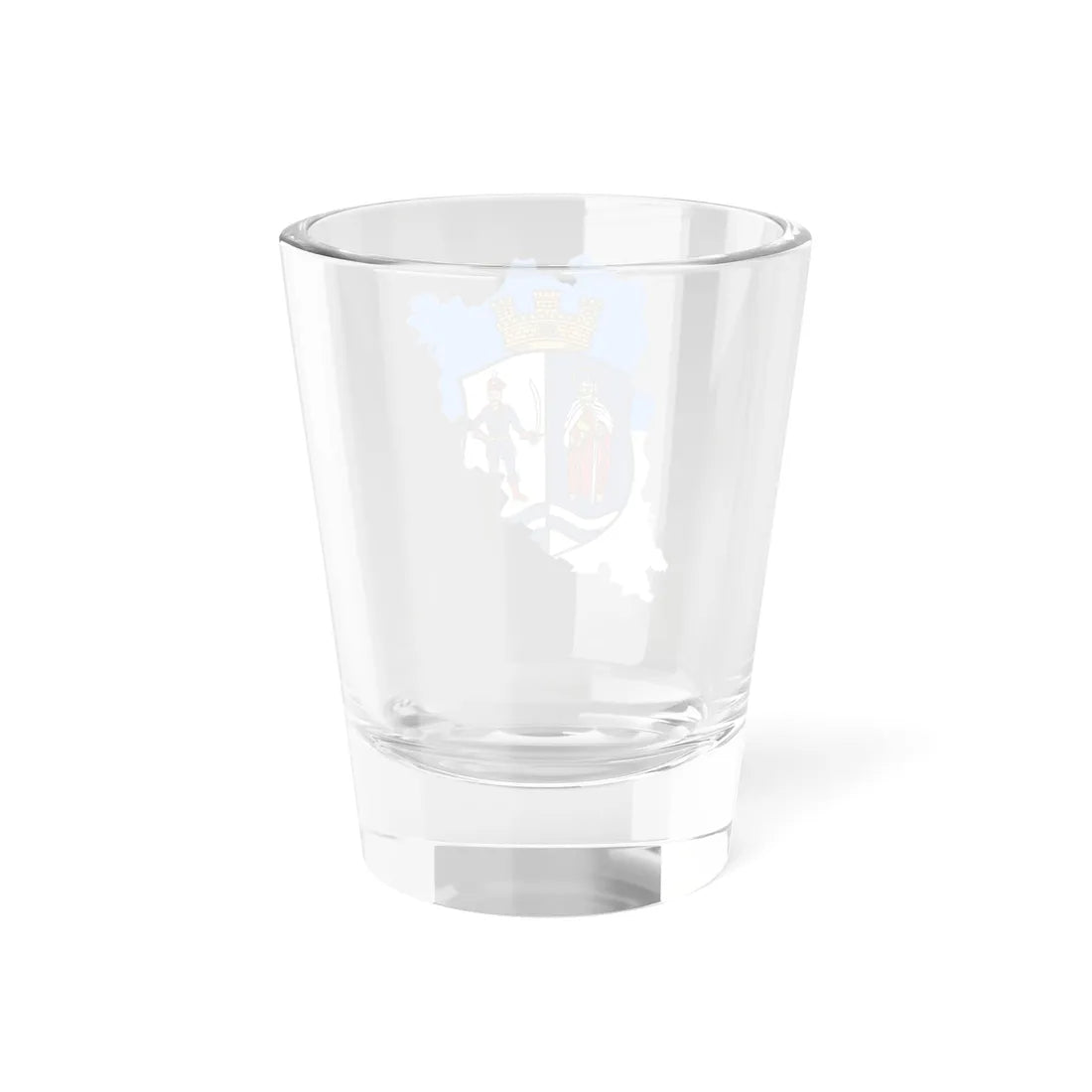 Flag-map of Bacs-Kiskun County (Hungary) Shot Glass 1.5oz - Go Mug Yourself
