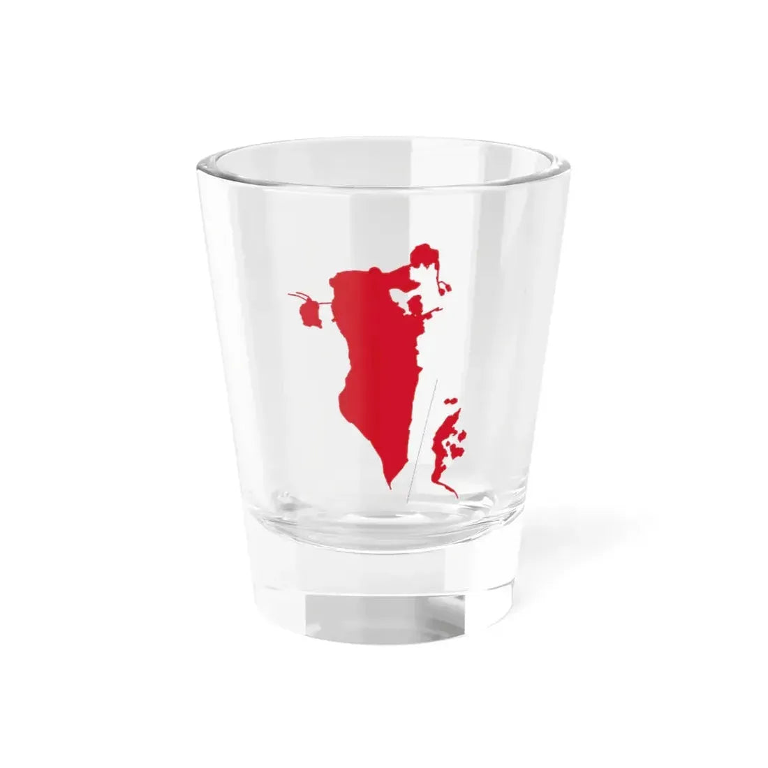 Flag-map of Bahrain before 1820 (Bahrain) Shot Glass 1.5oz 1.5oz - Go Mug Yourself